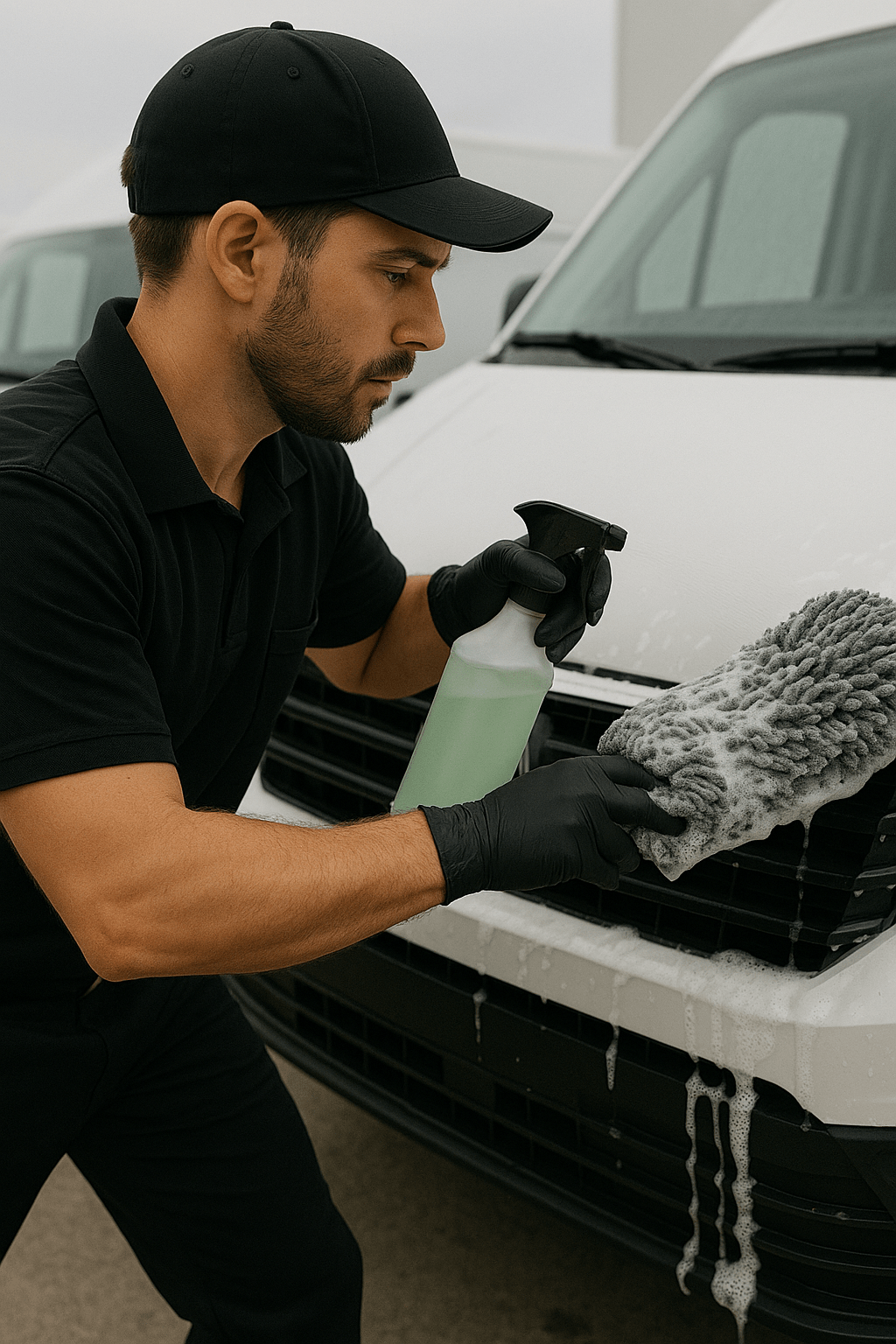 Fleet vehicle detailing services for businesses